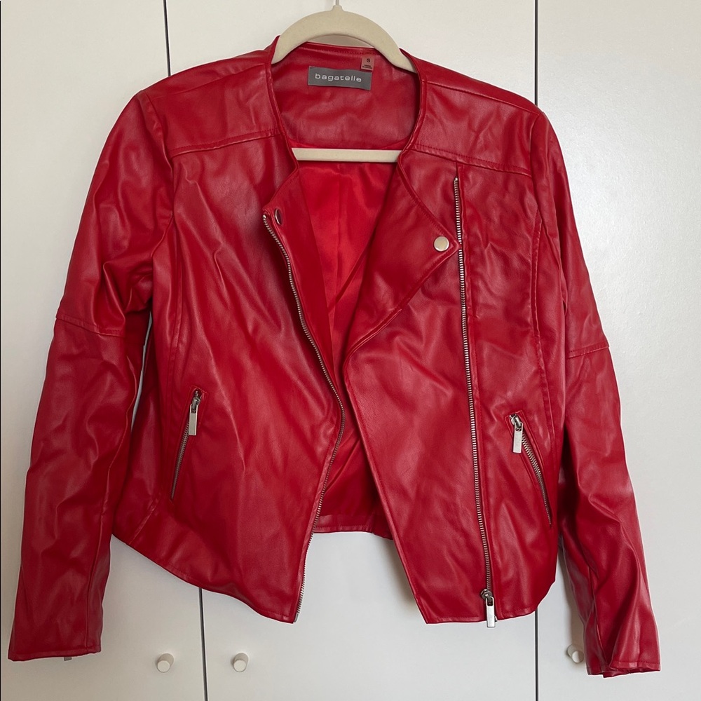 Bagatelle Red Leather Jacket